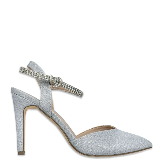 Γυναικειο πεδιλο με γκλιτερ & στρας Menbur 24305 1