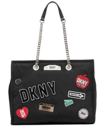Γυναικεία τσαντα χειρος με σταμπες DKNY R52AEK79