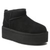 Γυναικεία Μποτάκια UGG Classic Ultra Mini Platform 1135092-BLK