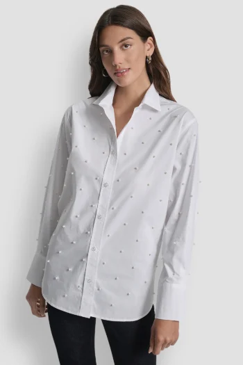 Γυναικείο Πουκάμισο DKNY DJ5W2173-WHT