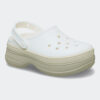 crocs classic stacked clog chalk 211355 0wv 1