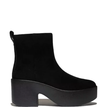 Γυναικεία Μποτάκια Fitflop Platform Zip Up E5J-076