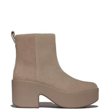 Γυναικεία Μποτάκια Fitflop Platform Zip Up E5J-076