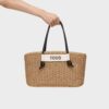 Γυναικεια Ττσαντα καλαθι ψαθα χειρος TOUS 2001716959