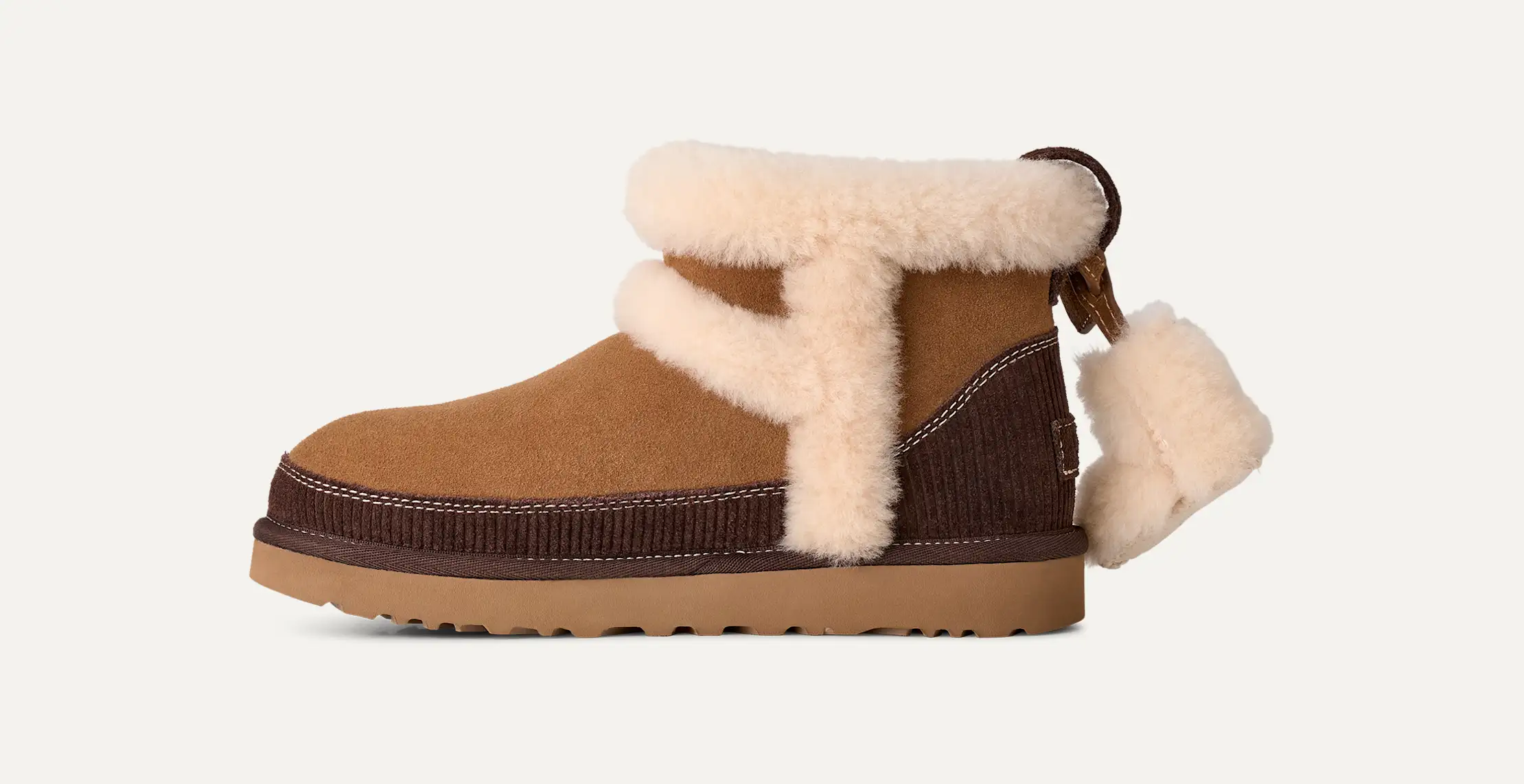 Γυναικεία Μποτάκια UGG Classic Mini Heritage 1180434-CHE 3 Γυναικεία Μποτάκια UGG Classic Mini Heritage 1180434-CHE - Image 3