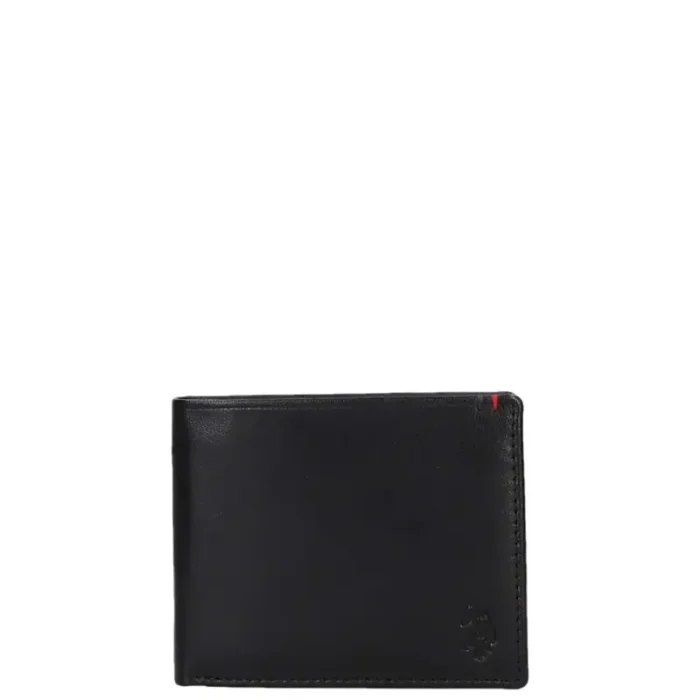 Ανδρικό Πορτοφόλι U.S Polo Maple Wood H. Wallet CH Leather Black AIU262757MHA000