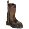 Γυναικεία Μποτα Dr Martens Fringe Mid Pull On Boot Dark Brown Classic Pull Up+Bronx Suede 43175200 - Image 2