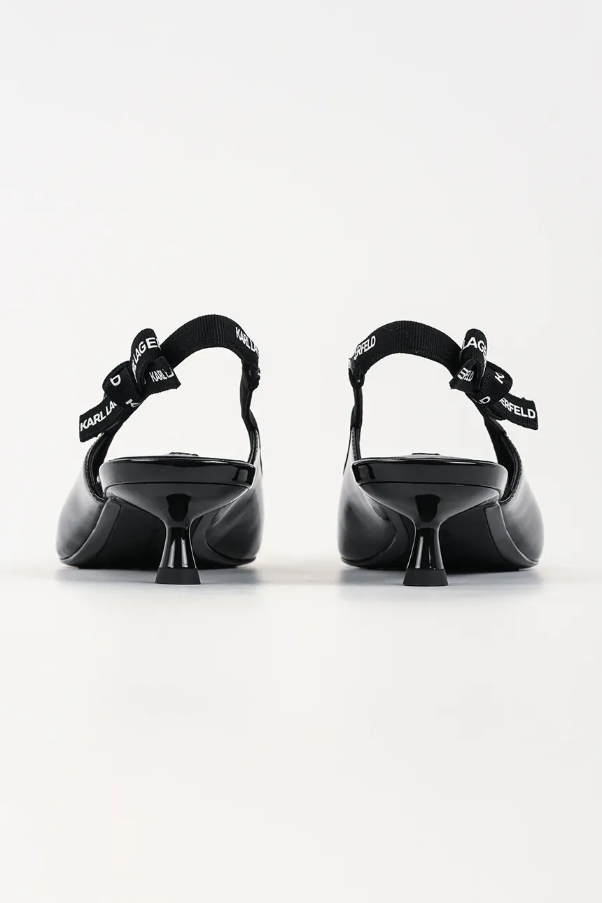 Γυναικείες Γόβες Karl Lagerfeld Pasha Ribbon Sling KL30109R-1BP 4 Γυναικείες Γόβες Karl Lagerfeld Pasha Ribbon Sling KL30109R-1BP - Image 4