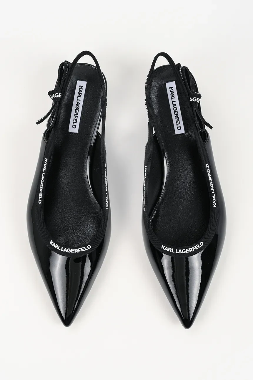Γυναικείες Γόβες Karl Lagerfeld Pasha Ribbon Sling KL30109R-1BP 3 Γυναικείες Γόβες Karl Lagerfeld Pasha Ribbon Sling KL30109R-1BP - Image 3