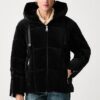 Γυναικειο μπουφαν κοντο με κουκουλα DKNY DLEMPY28-0071 - Image 3