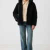 Γυναικειο μπουφαν κοντο με κουκουλα DKNY DLEMPY28-0071 - Image 4