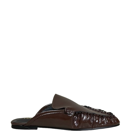 Γυναικείο Mule Φλατ με Εξώραφο Ruru R6809
